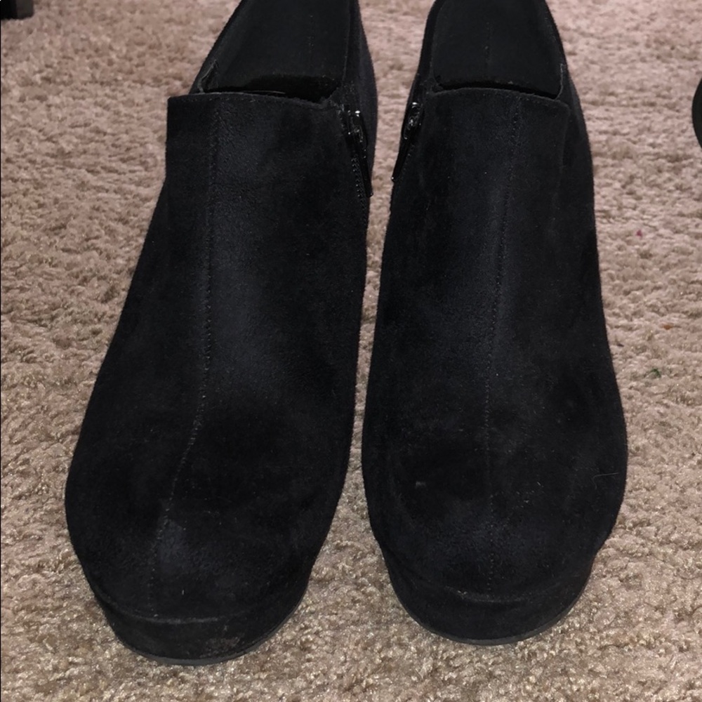 Wedge booties